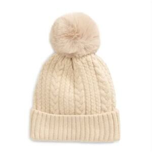 NWT Tasha Tan Faux Fur Beanie